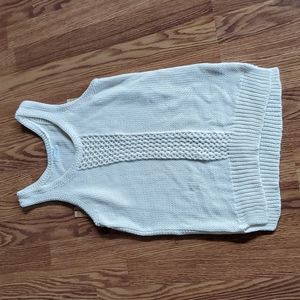 Wallace 100% cotton sleeveless beige top